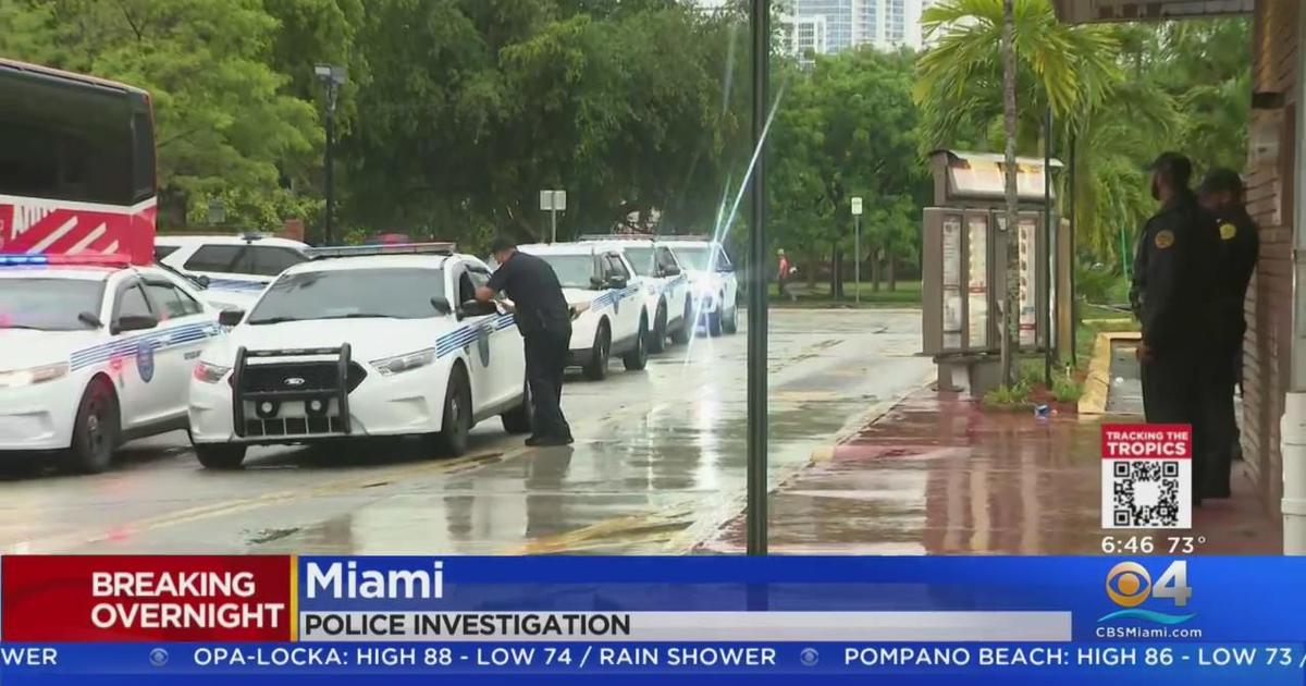 Police Investigation In The City Of Miami - CBS Miami