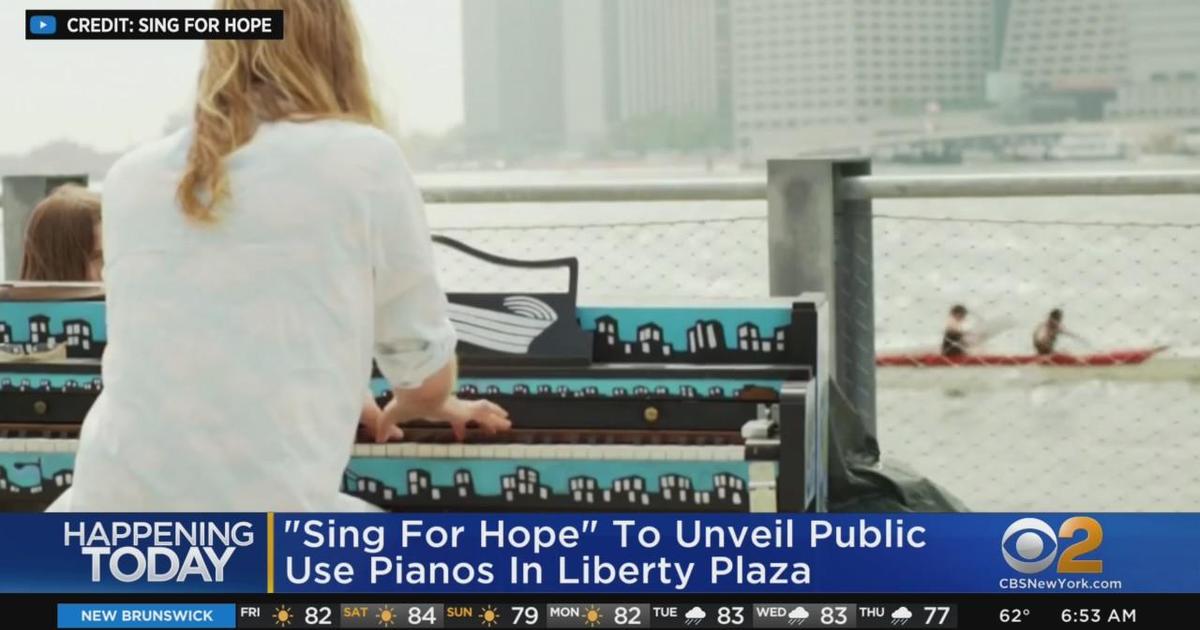 Sing for Hope pianos arriving in NYC - CBS New York