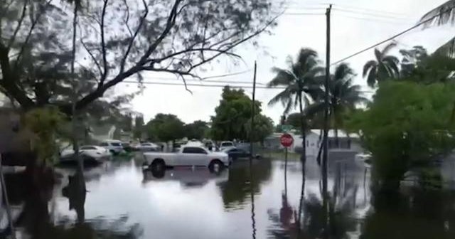 Southern Florida deals with flooding as a tropical system moves across ...