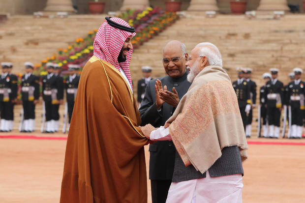 Saudi Arabia's Crown Prince Pledges to Fight Terror With India 