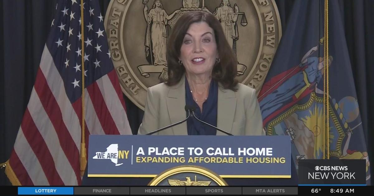 Gov. Hochul Makes Affordable Housing Announcement - CBS New York