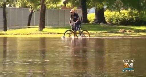 Cutler Bay streets still underwater days after Tropical system