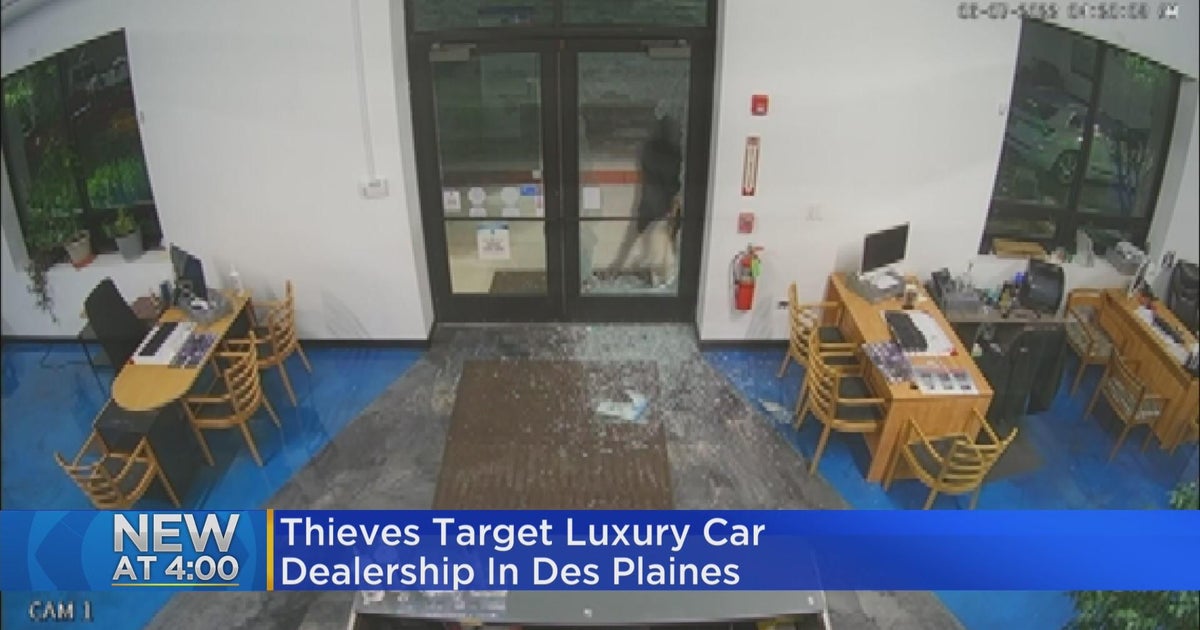 Thieves target luxury car dealership in Des Plaines CBS Chicago