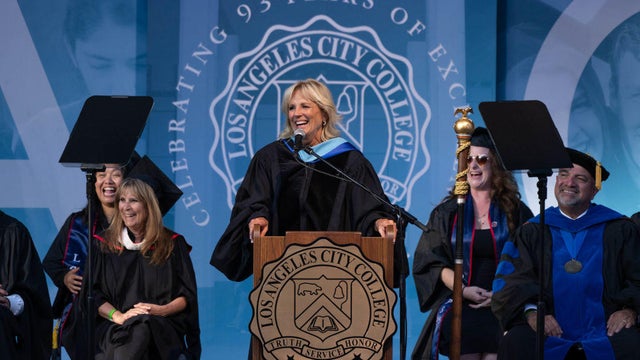 First Lady Jill Biden delivers Keynote speach to Los Angeles City College graduates 