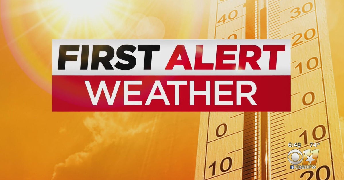 North Texas has a hot weekend in store - CBS Texas