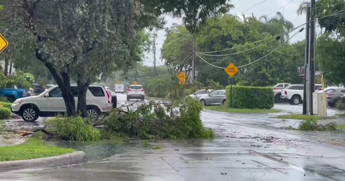 Miami Shores joins long list of cities flooded from nonstop rain - CBS ...