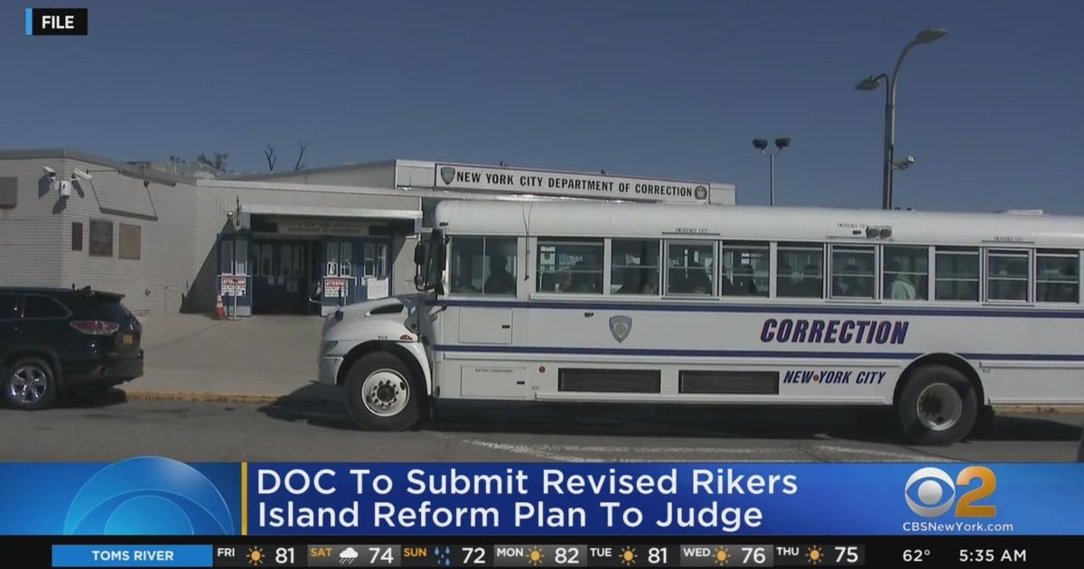 Revised Rikers plan due today - CBS New York
