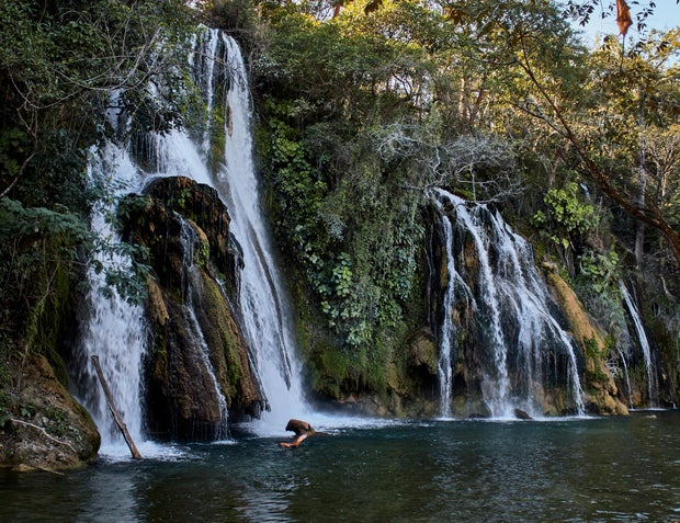 America; Mexico; San Luis Potosi state; Huasteca area; Micas waterfall 