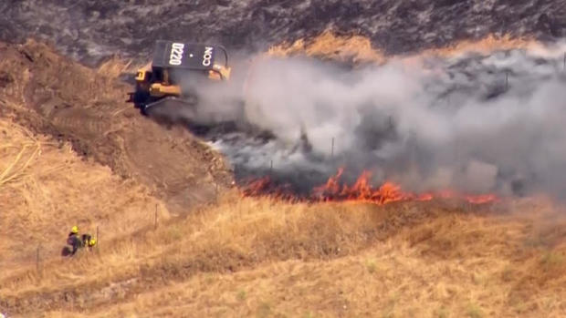 East Contra Costa brushfire 