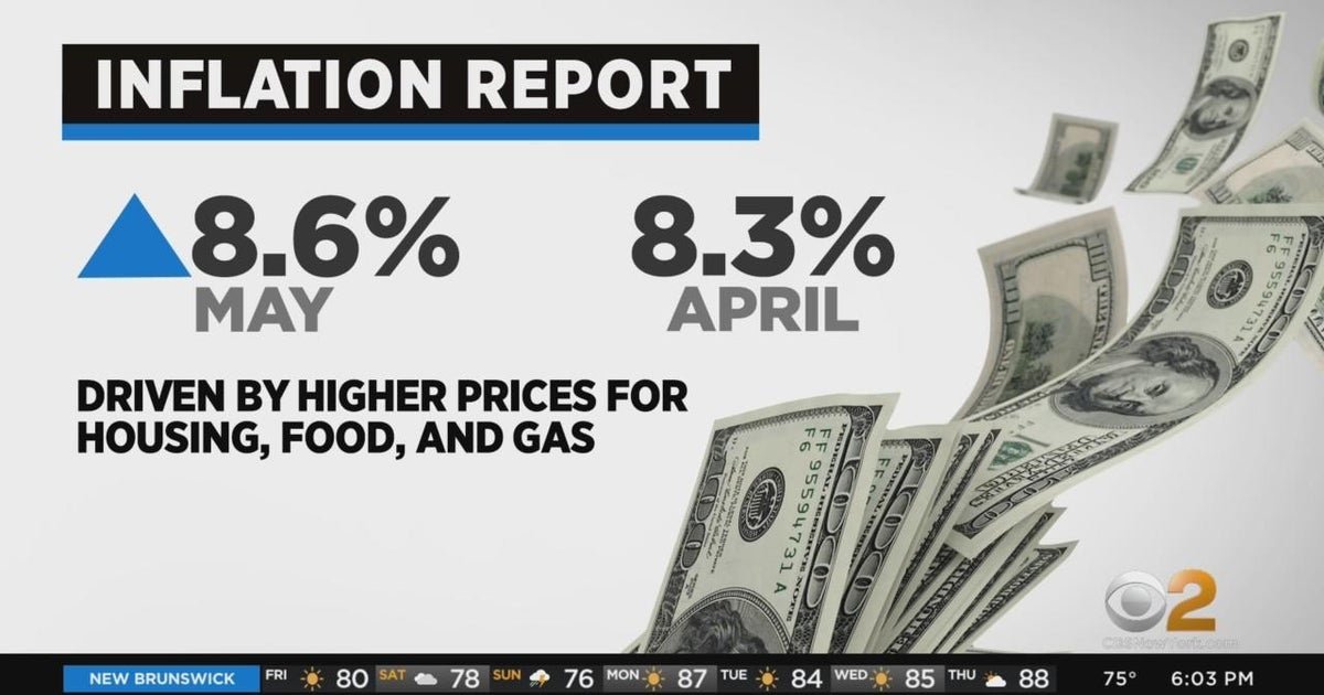 Consumers frustrated as inflation hits all-time high - CBS New York