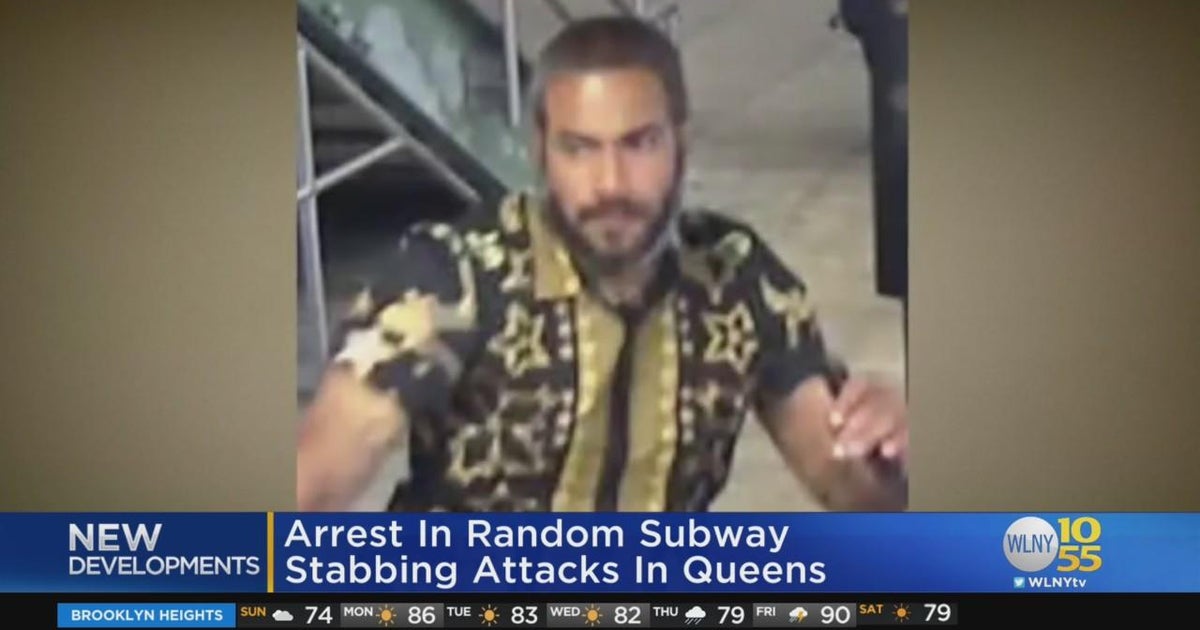 Arrest made in random subway stabbing attacks in Queens - CBS New York