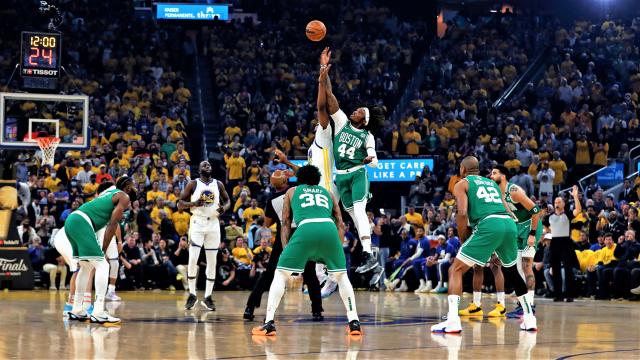 Celtics and Warriors tip off in NBA Finals 