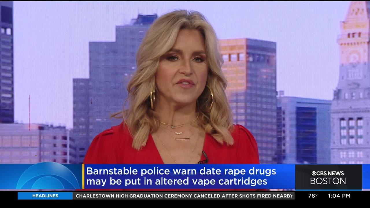 Barnstable police warn date rape drugs may be put in altered vape  cartridges - CBS Boston