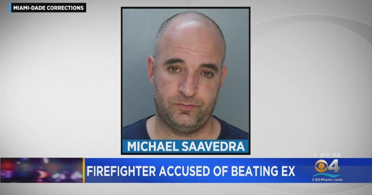 Firefighter accused of beating his ex-girlfriend