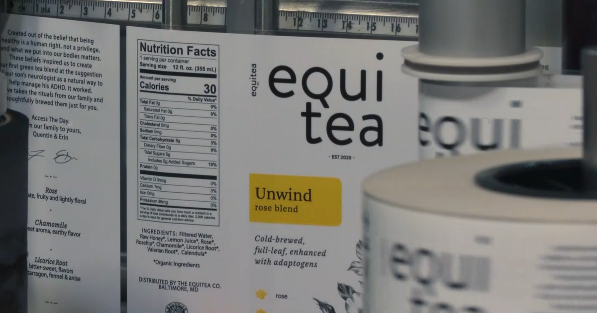 Baltimore Company Equitea Rolls Out First Batch Of Canned Tea - CBS ...