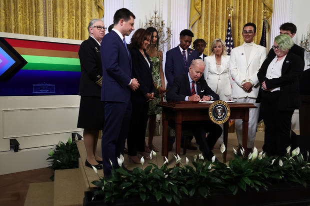 President Biden Hosts A Reception Celebrating Pride Month At The White House 