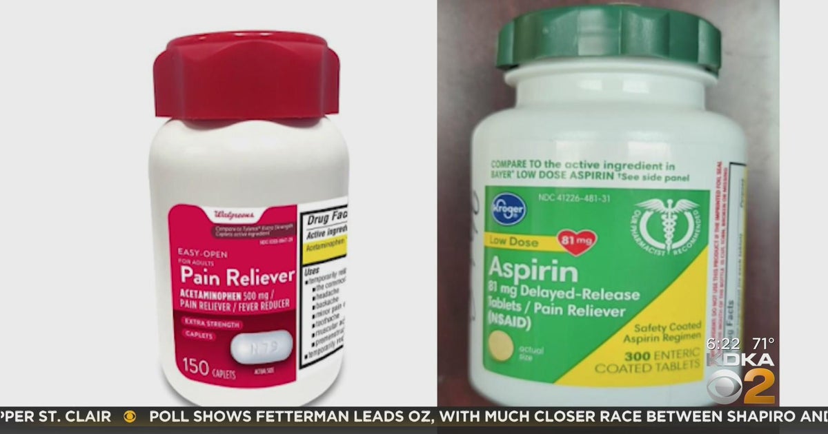 Recall issued for certain pain medications - CBS Pittsburgh