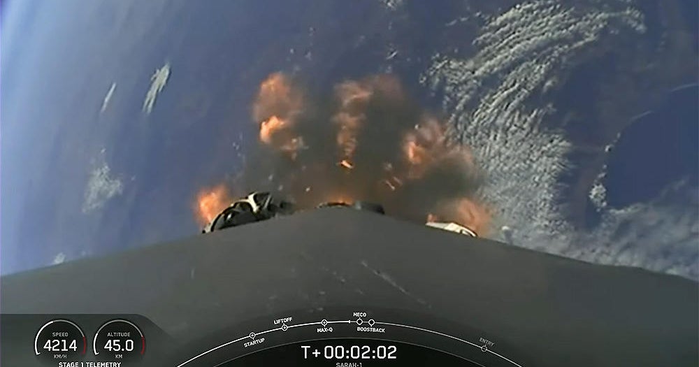 SpaceX launches second Falcon 9 in weekend triple header