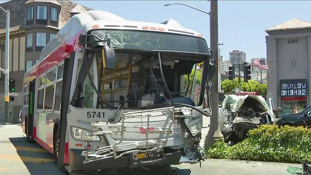 Bus - SUV Collision in S.F. 