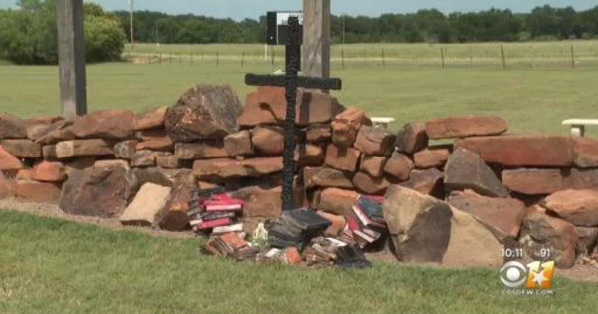 Historic Church in Texas’ Wise County Burns Down, Leaving Only Bibles and a Cross Standing Amid the Rubble