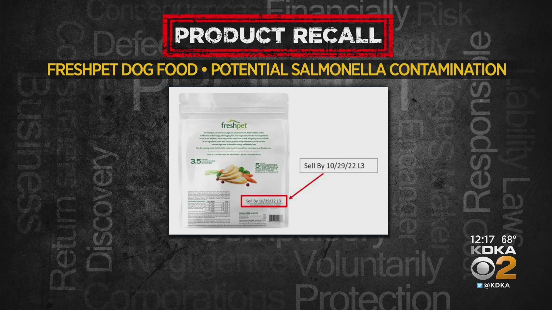 Freshpet recalls dog food CBS Pittsburgh