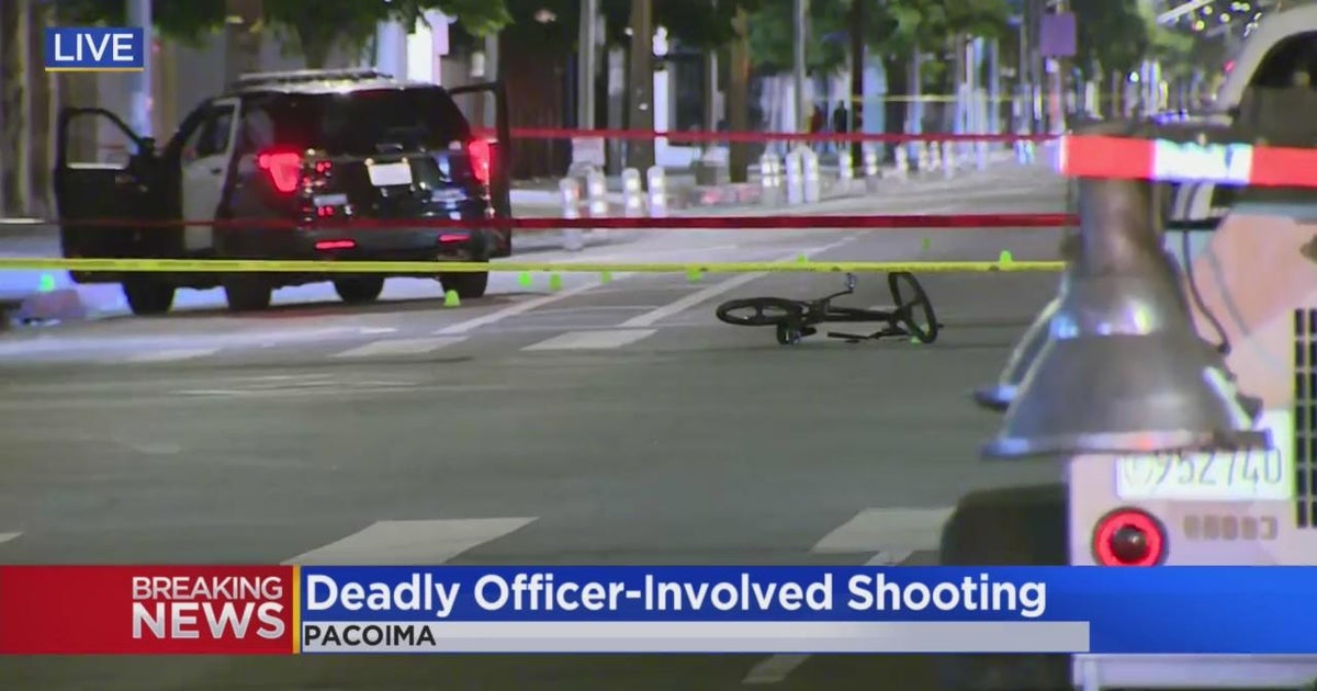LAPD officers fatally shoot armed carjacking suspect in Pacoima - CBS ...