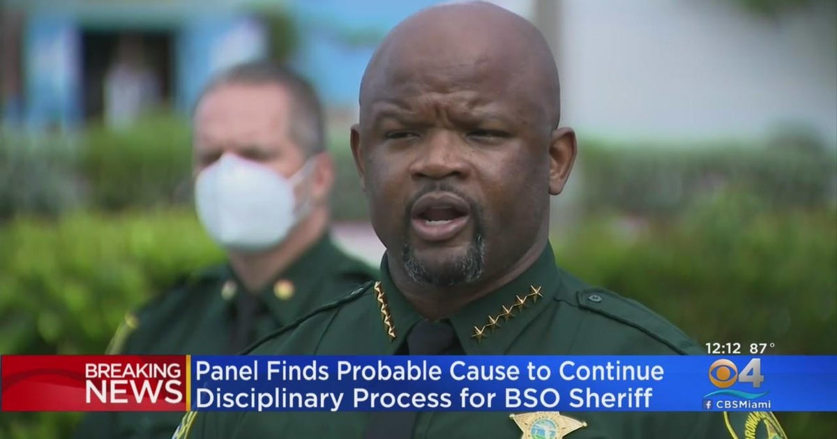 Disciplinary process against BSO sheriff - CBS Miami