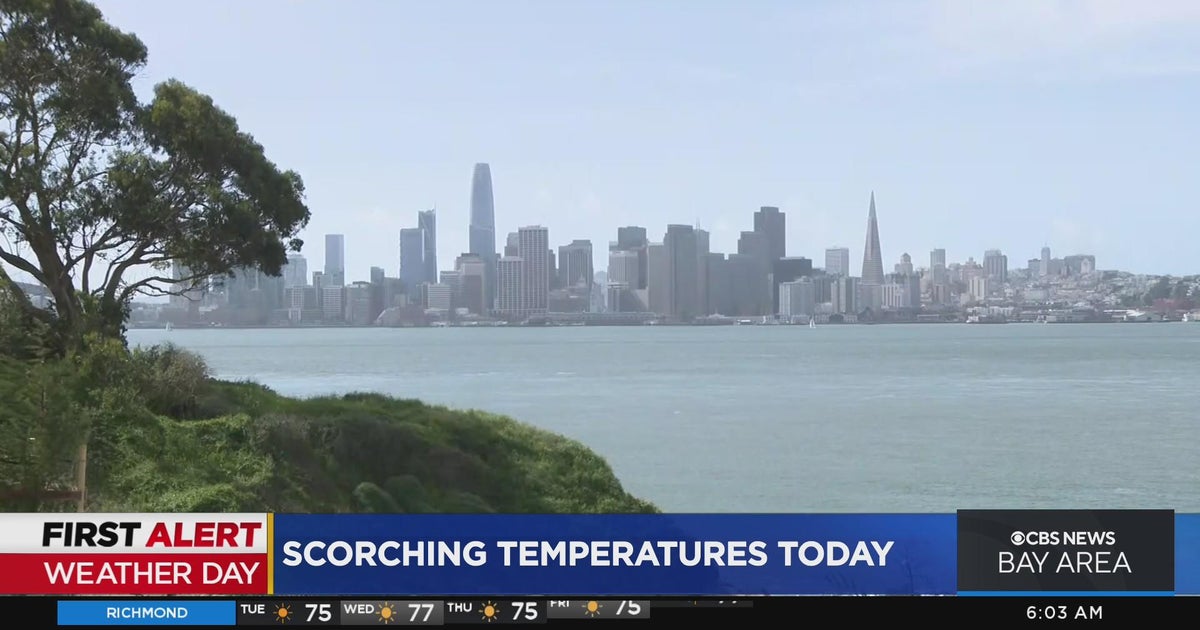 Bay Area to bake with triple-digit heat on 1st day of summer - CBS San ...