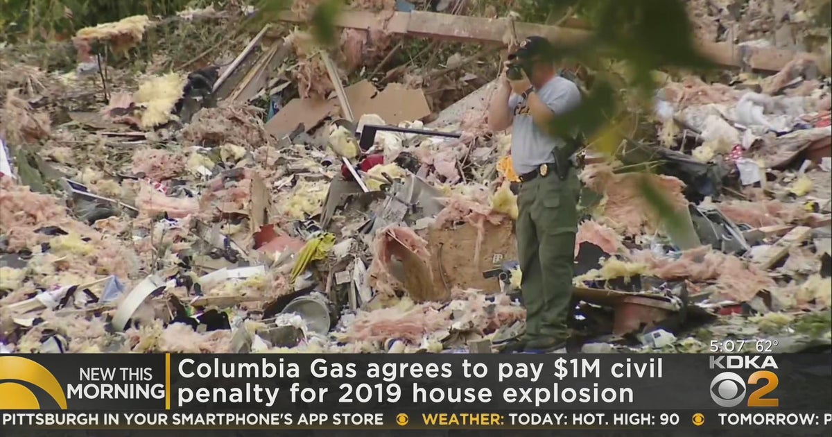 Columbia Gas agrees to pay 1M civil penalty for 2019 house explosion