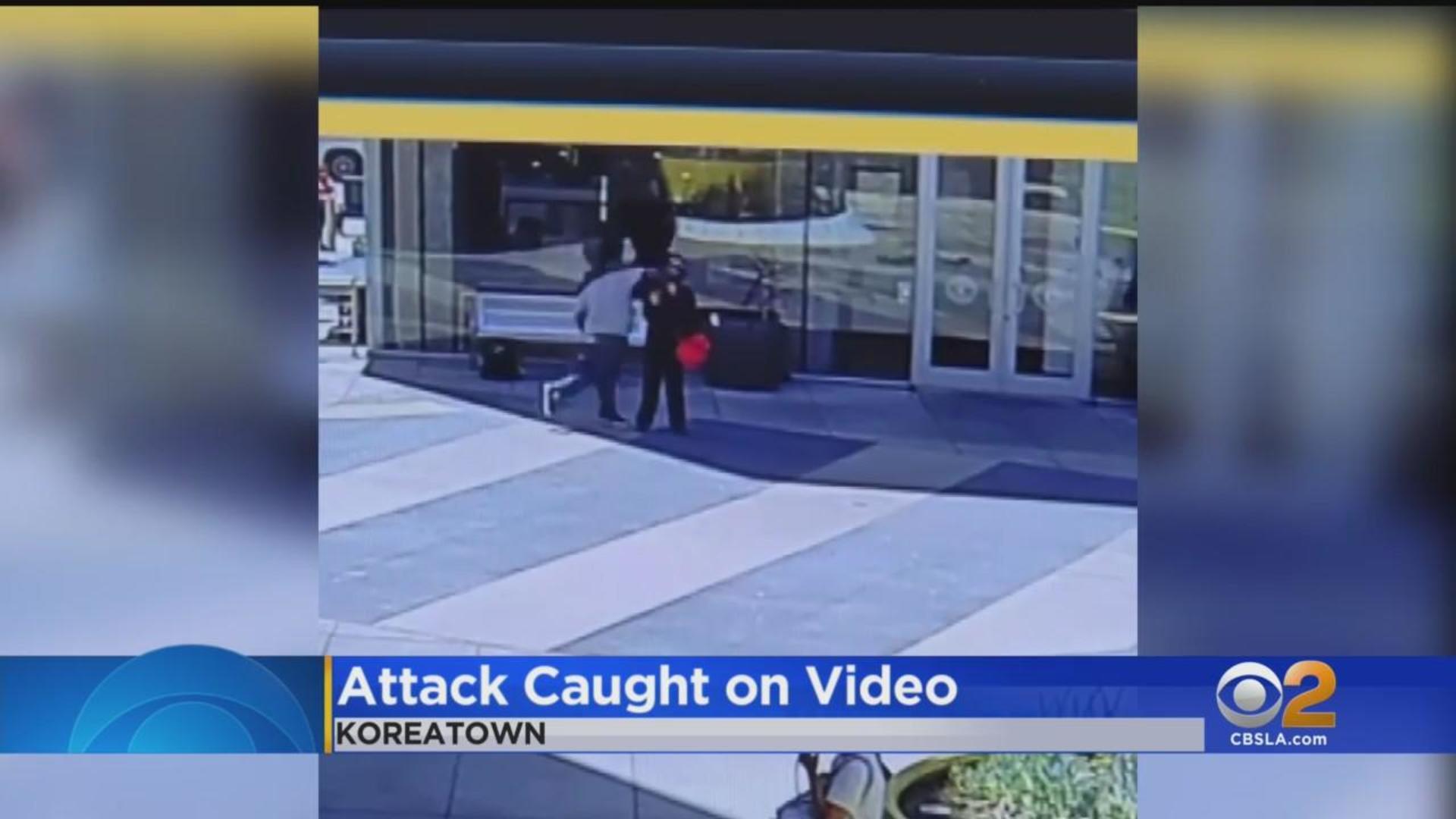Hours-long vandalism of car in Koreatown caught on camera - ABC7 Los Angeles
