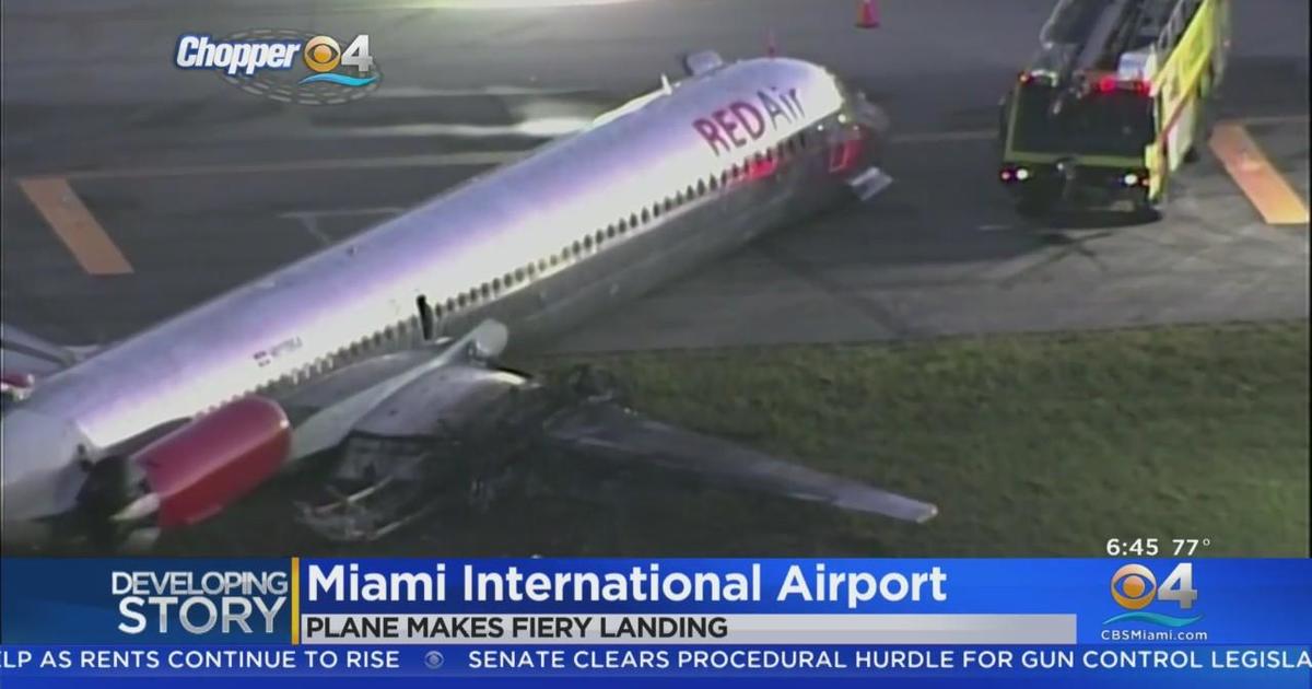 Federal investigators to look into plane’s emergency landing, fire at Miami International Airport