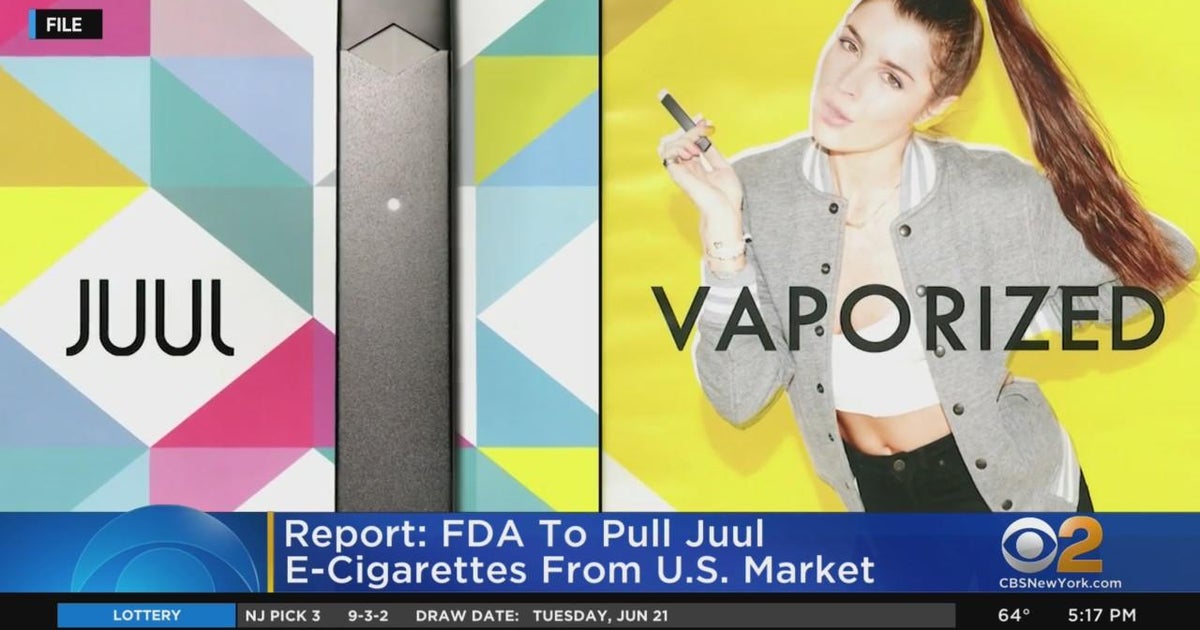 FDA reportedly poised to ban Juul ecigarettes from stores CBS New York