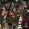 Thousands protest the Supreme Court striking down Roe v. Wade