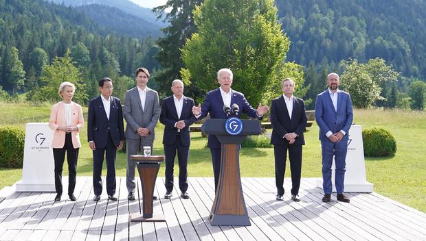 G7 Leaders Convene For Summit At Schloss Elmau 