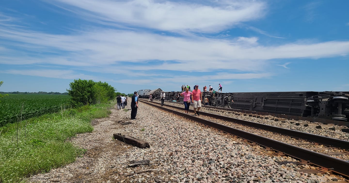 Amtrak train derails after striking dump truck in Missouri; injuries reported