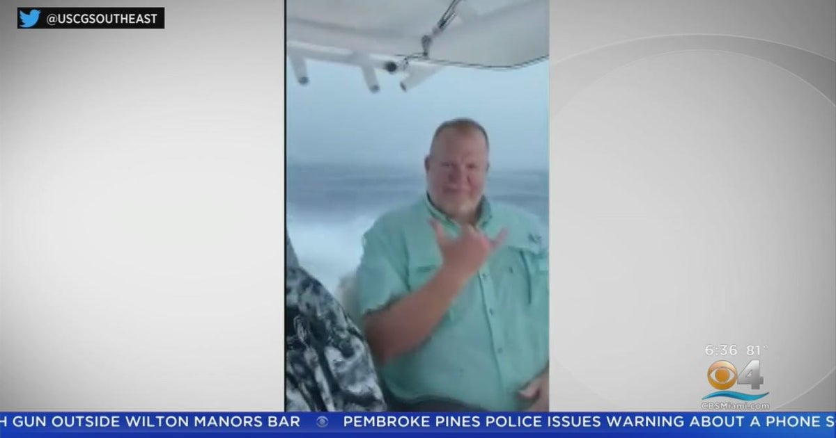 Lightning struck boat off Clearwater CBS Miami