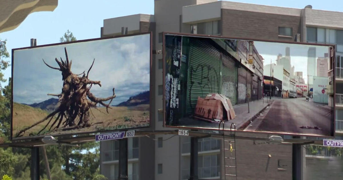 Oakland photographer puts images of California decline on billboards around state