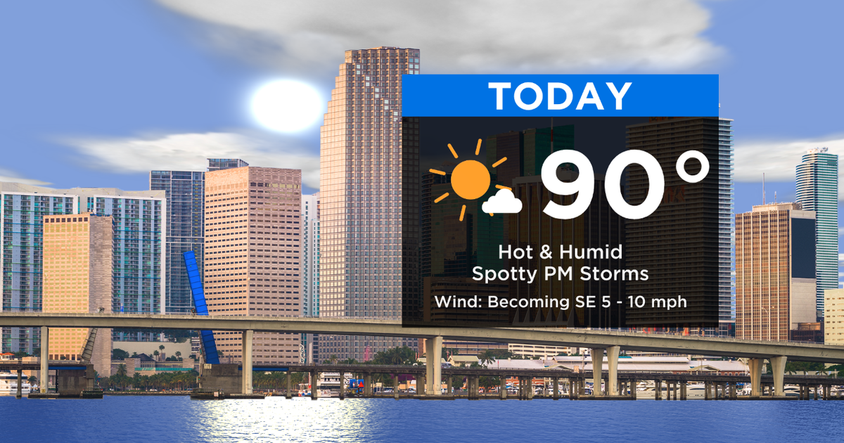 Miami Weather: Typical Summertime weather, trio of brewing storms no threat to South Florida