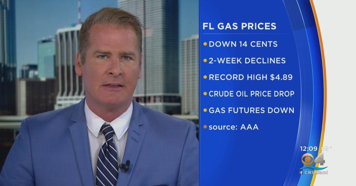 Florida gas prices dip for second week