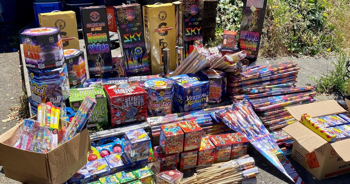 Santa Rosa man arrested for over 500 pounds of illegal fireworks CBS