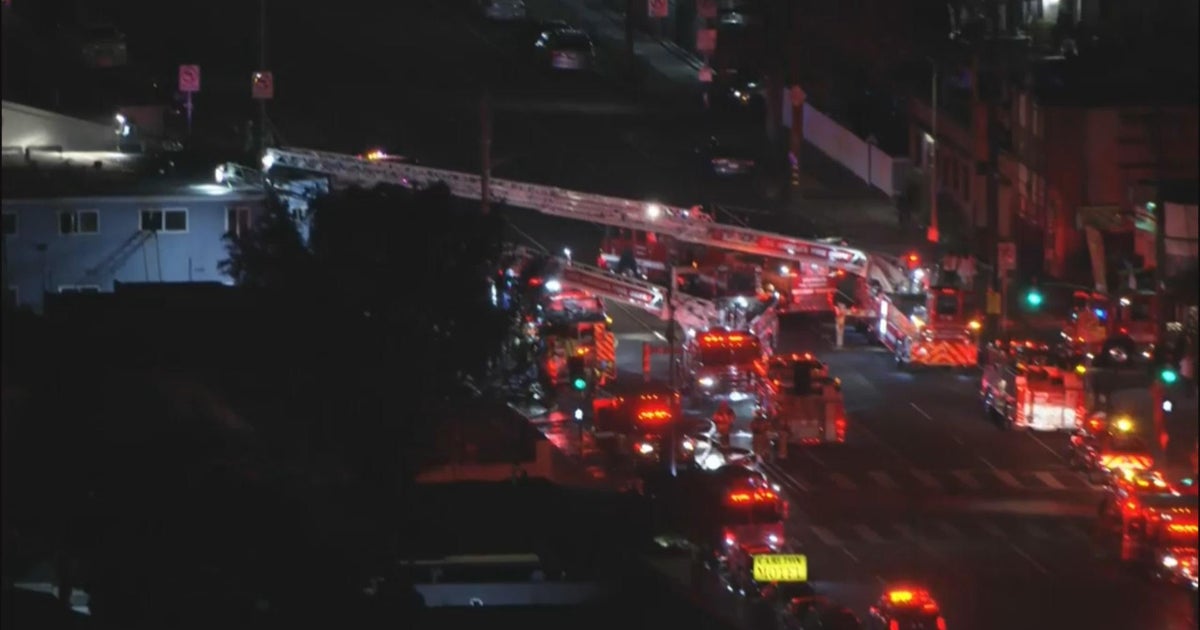 LAFD crews douses apartment fire in South LA; three patients rescued ...