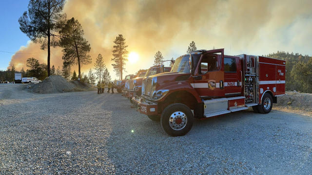 Rices Fire in Nevada County 