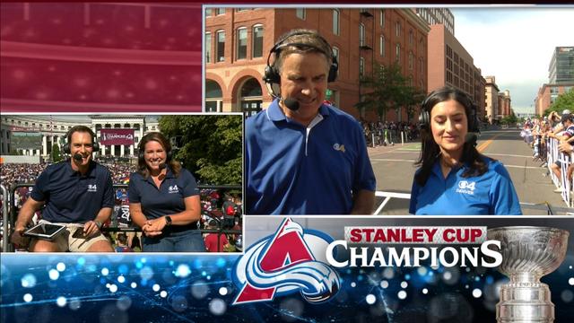 Colorado Avalanche celebrated their first Stanley Cup win in Denver with a  huge parade.…