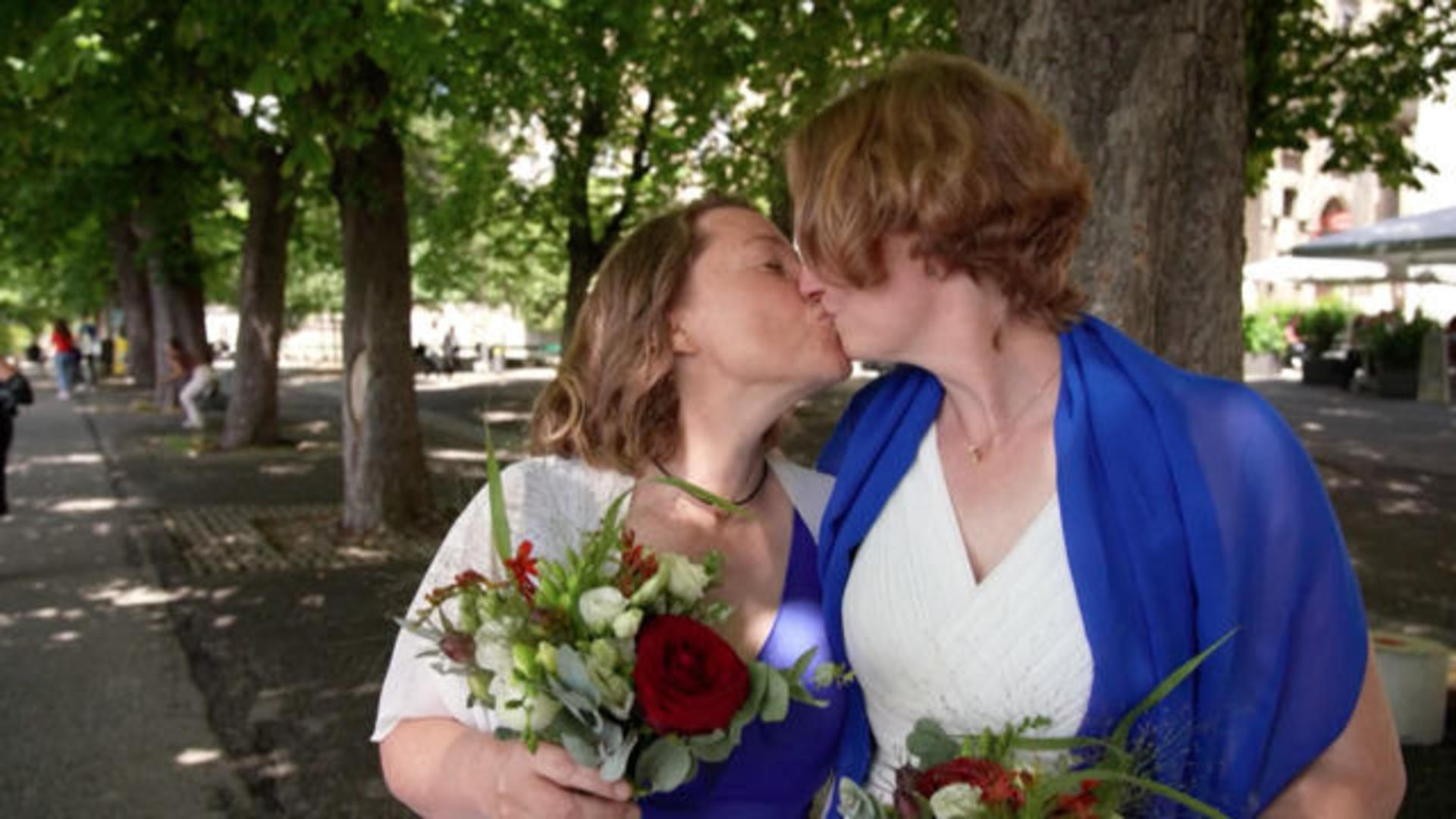 First Swiss same-sex couples tie the knot Adult Picture