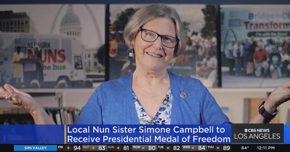 Nun who grew up in Long Beach to receive Medal of Freedom - CBS Los Angeles