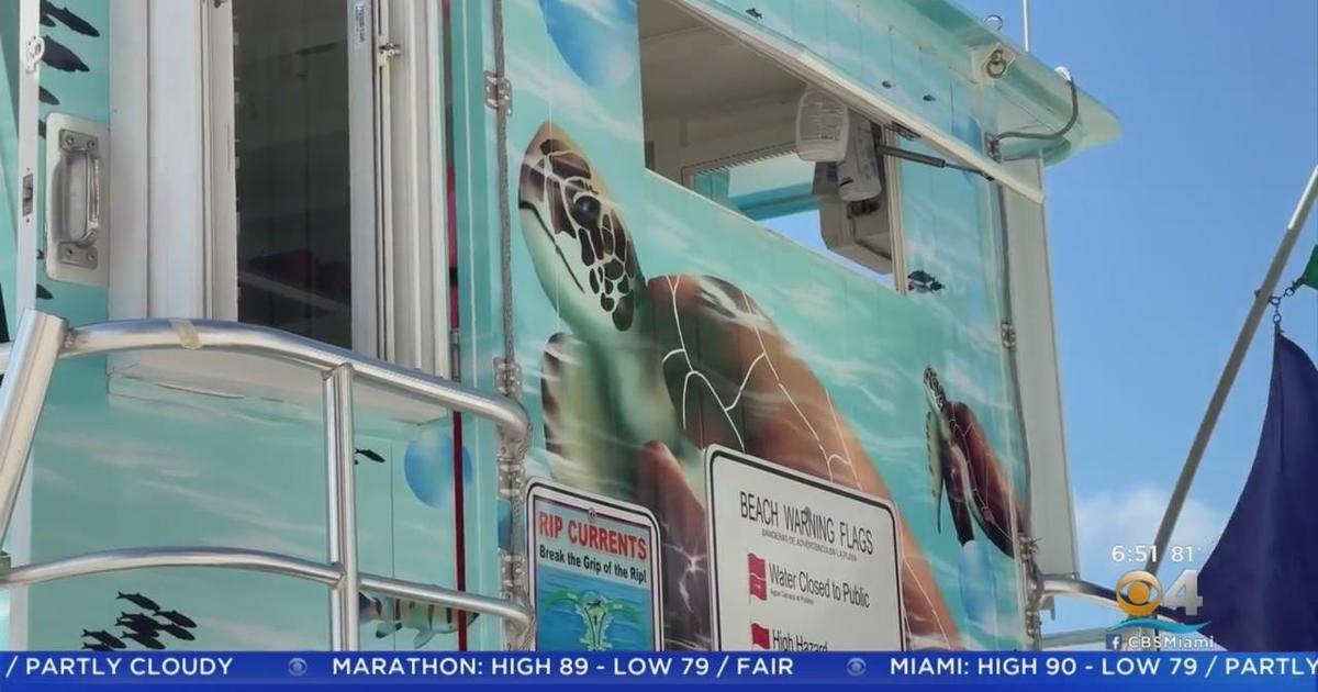 Fort Lauderdale’s beautifying beaches with art on lifeguard towers