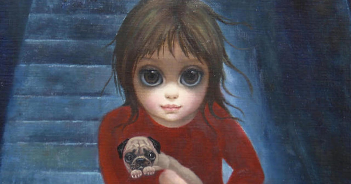 Have big eyes. Margaret Keane. Big Eyes.