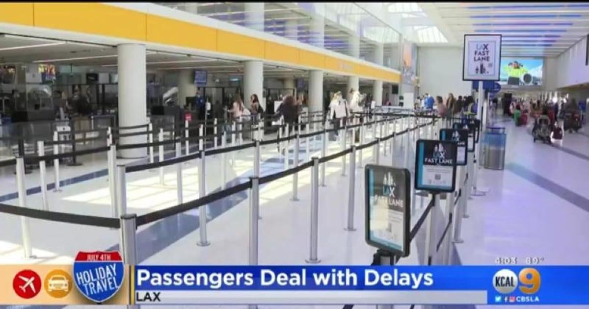 4th Of July Travelers Encountering Delays, Flight Cancellations - CBS ...