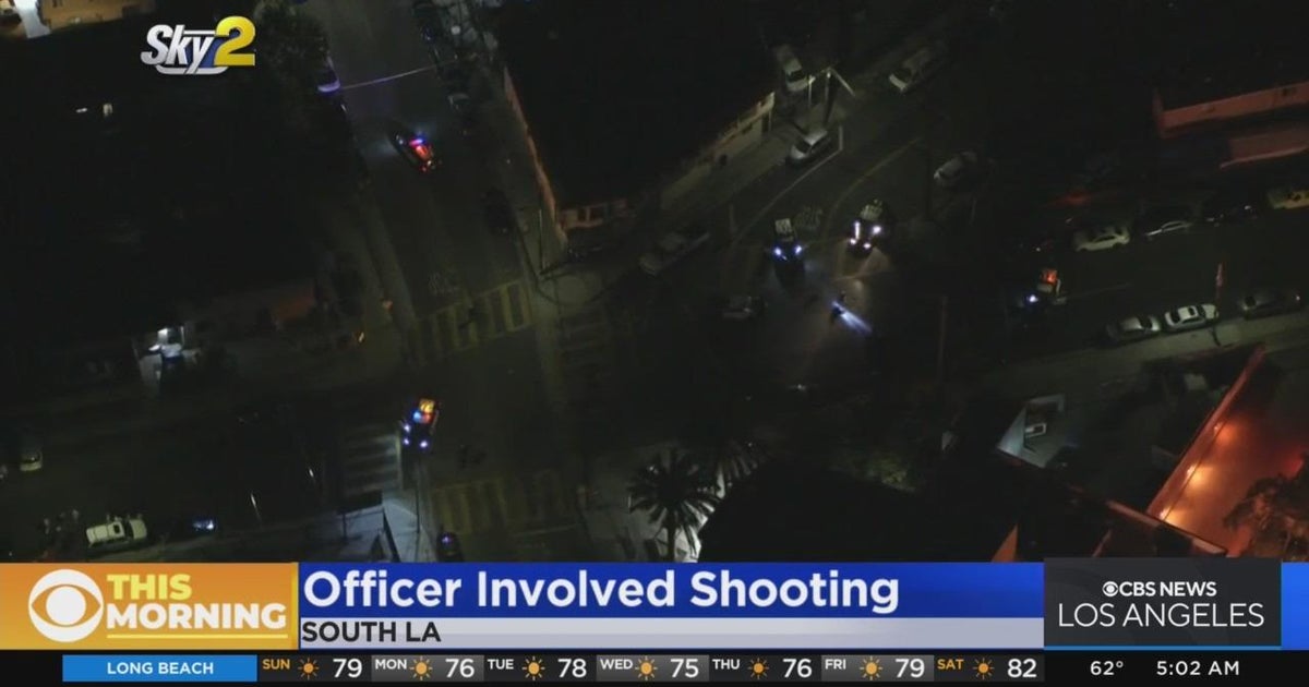 Investigation continues into South LA officer-involved shooting - CBS ...