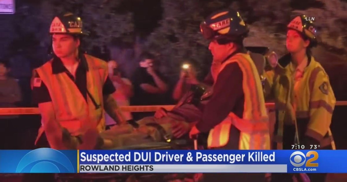 Pursuit in Rowland Heights ends in fatal crash CBS Los Angeles